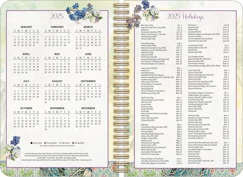 Lang Companies ، Garden Botanicals 2026 Planner ، 6.5 'x 9' '، تقويم أسبوعي مع ملزمة تدبيس in Saudi Arabia