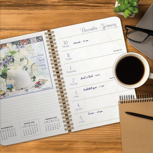 Lang Companies ، Garden Botanicals 2026 Planner ، 6.5 'x 9' '، تقويم أسبوعي مع ملزمة تدبيس in Saudi Arabia