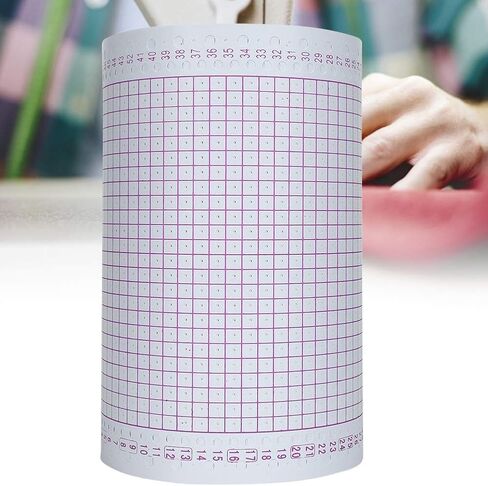 100Pcs//roll Stitches Punch Card, 14cm Width 24 Stitches Parts Accessories in Saudi Arabia
