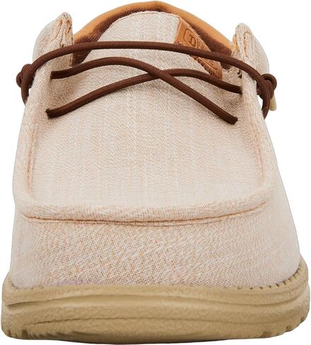 Hey Dude Men's Wally Funk Nylon Craft Stone White Size 10 | Men's Shoes | Men Slip-on Loafers | Comfortable & Light-Weight in Kuwait