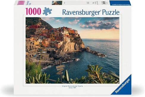 Ravensburger - Cinque Terre - 1000 قطعة بانورامزو - يضم المدينة الساحلية المذهلة في إيطاليا - صورة جميلة ونابضة بالحياة - جودة متميزة - ألغاز للبالغين in Saudi Arabia