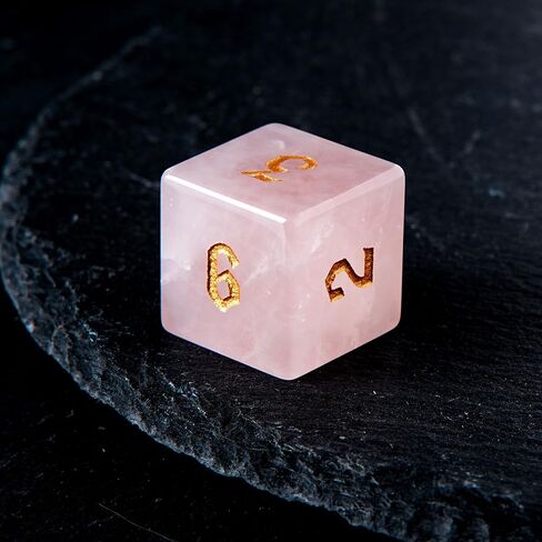 Purple Cat's Eye Crystal DND Dice Set 7 PCS Gemstone Suitable for Dungeons and Dragons D & D RPG Games in Kuwait