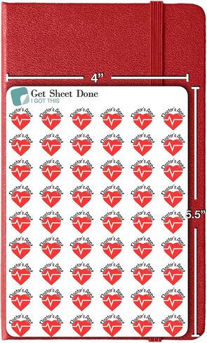 Doctor Appointment Planner Sticker / 54 Fun Vinyl Stickers (1/2") / Doctor’s Health Wellness Productivity Life/Bullet Bujo Journal/Todo Reminder (One Sheet, Matte Vinyl) in Saudi Arabia