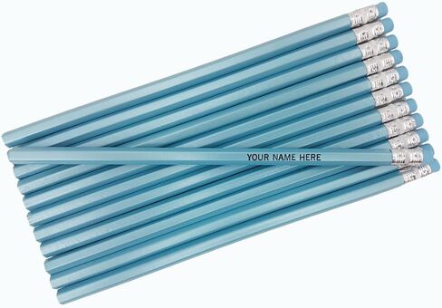 أقلام رصاص Ezpencil - أقلام الرصاص - أقلام سداسية - برميل وردي وممحاة بيضاء - حزمة من 12-2HB الأسود - مدرسة - مكتب - ممحاة غير رخوة in Kuwait
