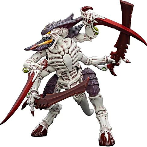 JOYTOY 1/18 Action Figure Warhammer 40,000 Tyranids Hive Fleet Leviathan Termagant with Fleshborer 4inch Movable Model Collectible Figurine in Saudi Arabia