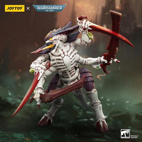 JOYTOY 1/18 Action Figure Warhammer 40,000 Tyranids Hive Fleet Leviathan Termagant with Fleshborer 4inch Movable Model Collectible Figurine in Saudi Arabia