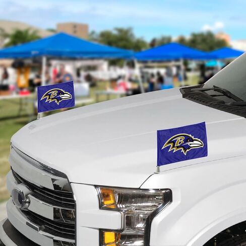 FANMATS 61886 Tampa Bay Buccaneers Ambassador Car Flags - 2 Pack Mini Auto Flags, 4in X 6in, Perfect for Hood or Trunk in Kuwait