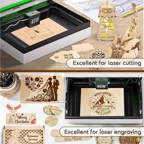 12Pack 12x18x1/8 Inch Basswood Sheets, MAPRIAL Smooth 2mm Plywood for Laser Cutting, Unfinished Wood Board for Engraving, Cutter, Engraver, Models, Wood Burning, Painting, Crafts, Ornaments, Gifts in Kuwait