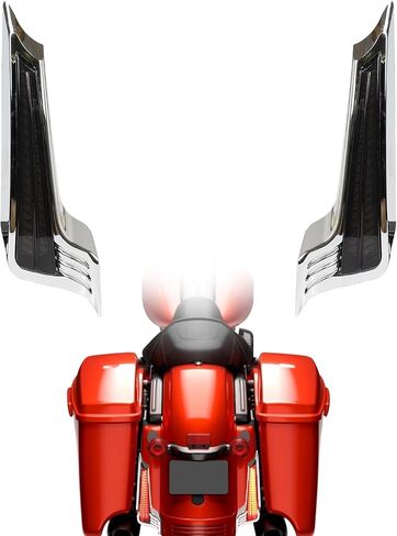 Smoked Fasica Panel Insert LED Tail Lights Motorcycle Brake Taillights Integrated Turn Signals for Harley Touring Road Glide Street Glide Road King Special in Kuwait