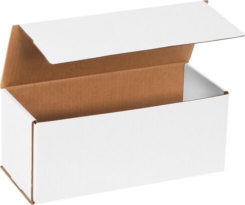 BOX USA BM1255 Corrugated Mailers, 12" x 5" x 5", White (Pack of 50) in Saudi Arabia