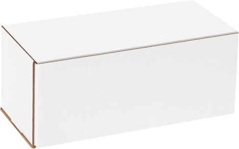 BOX USA BM1255 Corrugated Mailers, 12" x 5" x 5", White (Pack of 50) in Saudi Arabia