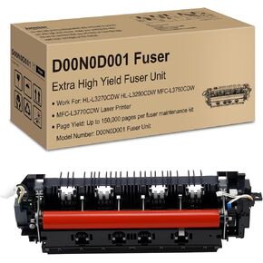 D00N0D001 Fuser Unit Kit Replacement for Brother D00N0D001 Fuser for HL-L3270CDW HL-L3290CDW MFC-L3750CDW MFC-L3770CDW Laser Printer (115V, 150K Pages)