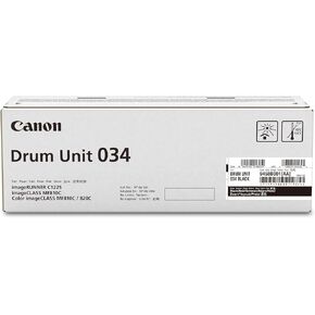 Canon Genuine 034 Black Drum Cartridge Compatible with MF810Cdn, MF820Cdn
