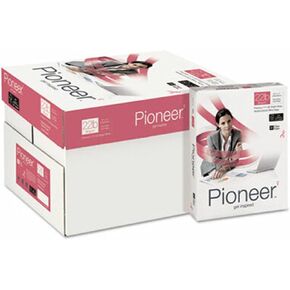 Pioneer Premium Multipurpose Paper, 99 Bright, 22 lb Bond Weight, 8.5 x 11, Bright White, 500 Sheets/Ream, 10 Reams/Carton