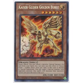 Yu-Gi-Oh! Kaiser Glider Golden Burst - LDS3-EN136 - Secret Rare - 1st Edition