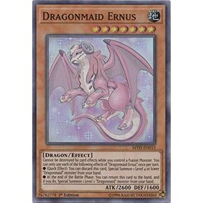 Yu-Gi-Oh! - Dragonmaid Ernus - MYFI-EN015 - Super Rare - 1st Edition - Mystic Fighters