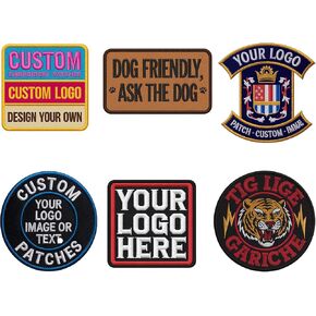 Custom Embroidered Patches, Custom Iron On Patches, Personalized Photo Patches, Personalized Logo Patch, Customs Any Shape Iron On Sew On Hook and Loop Patch