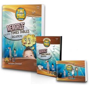 Memorize The Upper Times Tables/Learn Multiplication Facts Fast! Includes Times Tales DVD Multiplication Chart Mastery Learn with Visual Stories