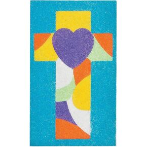 Cross Sand Art Picture Craft Kit - Crafts for Kids and Fun Home Activities
