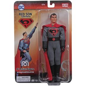 MEGO DC Heroes RED Son Superman PX 8IN AF