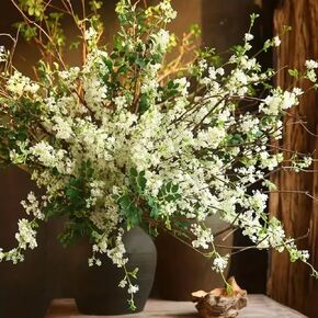 CZ Grain Snow Willow Living Vase Decor - Grows in Just Water for Weeks - Approx 30 Inches Tall (40 Branches)