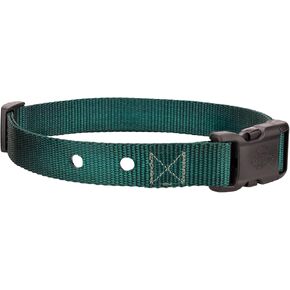 Country Brook Petz 1 Inch Adjustable Nylon Replacement Collar for Dog Fence Receivers - Vibrant 8 Color Selection (Hot Lime Green)