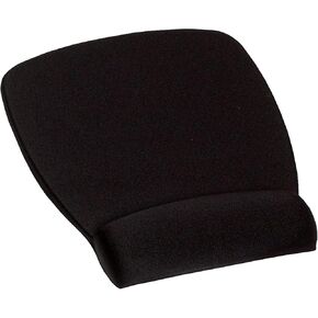 3M Antimicrobial Foam Mouse Pad with Wrist Rest, 8.62 x 6.75, Black