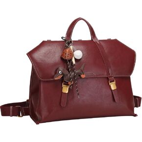 Laptop Backpack for Women, Work Travel School Backpack Briefcase Purse, 15.6 Inch Computer Commuter Business Teacher Bag College Bookbag -Red
