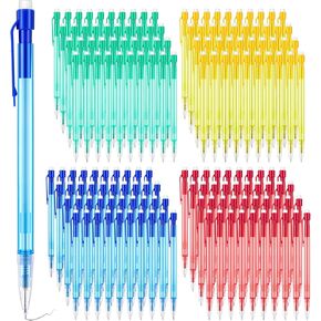 200 Pcs Back to School Supplies, 0. 7mm Mechanical Pencils with Eraser Bulk, Colorful Mechanical Pencil 0. 7mm for Office Classroom School Student Writing Drawing Sketching(4 Color)