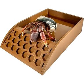 Hermit Crab Pool with Ramp | Hermit Crab Tank Decor Water Bowl | Hermit Crab Decoration Accessories Supplies Toys Ornaments | Hermit Crab Habitat Enrichment Toy