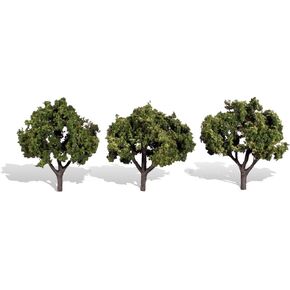 Woodland Scenics TR3507 Sun Kissed Deciduous Trees 3" to 4" 3/Pkg
