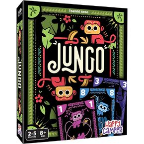 Happy Camper - Jungo Game | Simple Card Game of Not-so-Simple Choices | Perfect for Travel and Family Game Night | 2-5 Players | Ages 8+