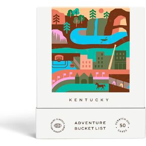 Kentucky Adventure Bucket List - 50 Scratch-Off Cards for Outdoor Activities, Tourist Attractions, and Road Trips Guide for Exploring Kentucky
