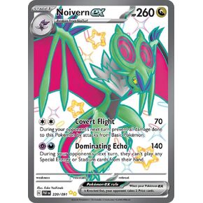 Pokemon - Noivern ex - 220/091 - Shiny Full Art - Ultra Rare - Paldean Fates