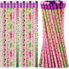 120 Pcs Witch Party Favor Pencil Bulk Pink and Green Pencil Gift Prince and Witch Party Favors for Office School for Pink and Green Movie Supplies