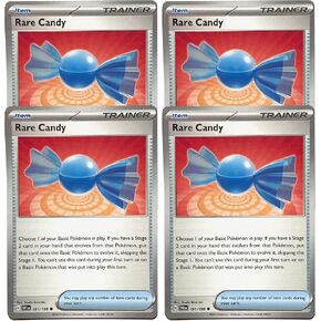Rare Candy 191/198 - Scarlet & Violet - Pokemon Trainer x4 Card Set - Playset 4X