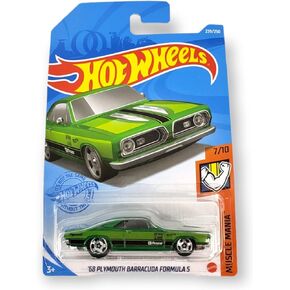 Hot Wheels - 68 Plymouth Barracuda Formula S - Muscle Mania - 7/10