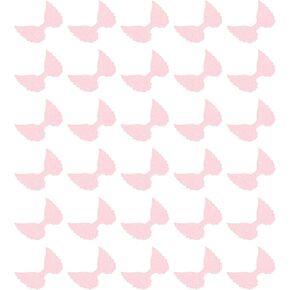 PATIKIL 60Pcs Angel Wings for Crafts, Glitter Mini Angel Wings Ornament Fabric Wings Sew on Doll Patches Embellishment for Hair Accessories DIY Crafts, White
