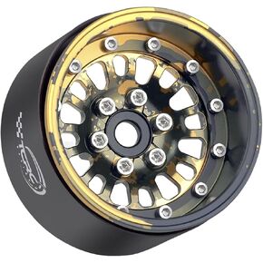 Splash Anodizing Aluminum 1.9 Inch Beadlock Wheels Hubs for 1/10 Axial Wraith RR10 YETI SCX10 90046 AXI03007 D90 TRX4 VS4-10 Gen8 MST CFX RC Crawler Car