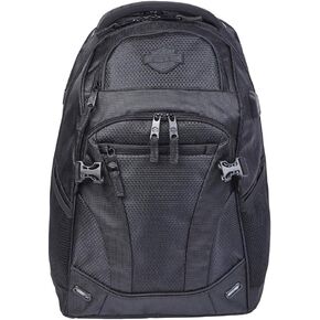 Harley-Davidson Renegade II Hi-Tech External USB Port Backpack - Solid Black