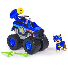 Paw Patrol Chase Rescue Wheels - Collectable Car Figurine - 2 Projectiles - Children's Toy for 3 Years and Above
