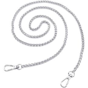 47.2 Inch Thin Metal Chain Strap Replacement | Shoulder & Crossbody Bag Accessory | DIY Handbag Strap Upgrade