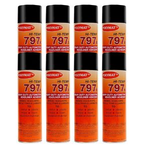 Polymat 797x Hi Temp Spray Adhesive Can high Temperature Headliner Glue 220F (1)
