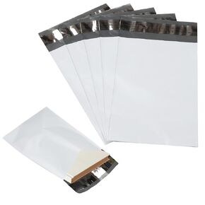 200 Pack Secure Seal White Poly Mailers Shipping Bags - Safe Shipping with 26x32 Mailers Poly Bags - E-Commerce Poly Bags for Shipping - Self Sealing 2 Mil Poly Shipping Envelopes