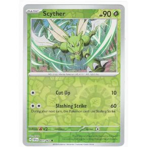 Scyther 001/162 – Temporal Forces – Pokemon Reverse Holofoil Card