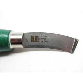 UJ Ramelson Co Murphy Curved Lipped Shoe Makers Cobbler Repair Leather Working Repair Knife (#00 Right Handed)