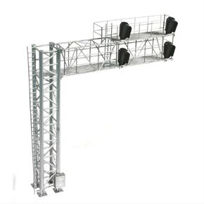 HO Scale Signal Modern Cantilever Bridge [2 Track, 4 Head-Left]