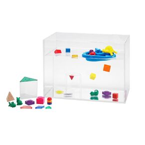edxeducation Float or Sink Fun - 78-Piece Set - 10 Types of Manipulatives - Early Science Educational Toys - Observe Weight, Volume, Density and More.