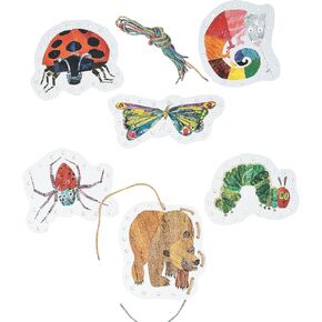 Fun Express Eric Carle Lacing Cards & Laces Set - Fun Educational Manipulatives for Learning - 6.5" x 10" - Enhance Fine Motor Skills - 24 Pieces
