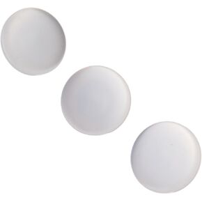 Slimline Buttons Series 1-White Shank 1/2" 6/Card
